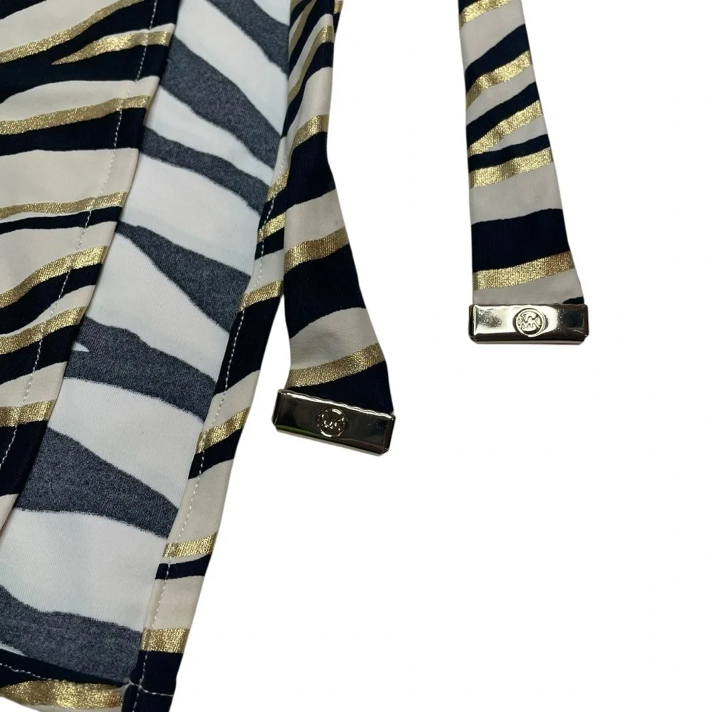 MICHAEL Michael Kors Short Pareo Cover Up Shimmer Tiger XS/S New with Tags